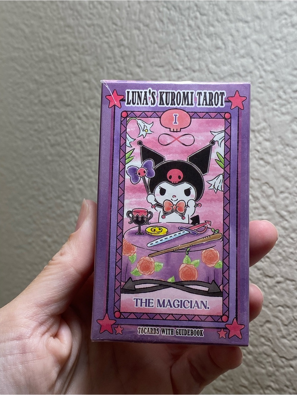 Kuromi Tarot Deck 78 Cards Guidebook Gothic Kawaii Tarot Sealed